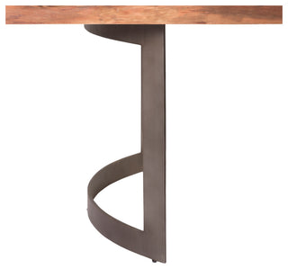 Bent Dining Table Large Smoked