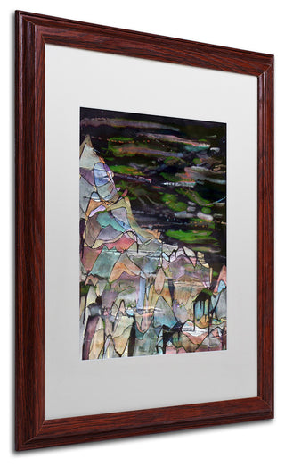 Lauren Moss 'Mount Fairweather' Art, Wood Frame, White Matte, 16"x20"