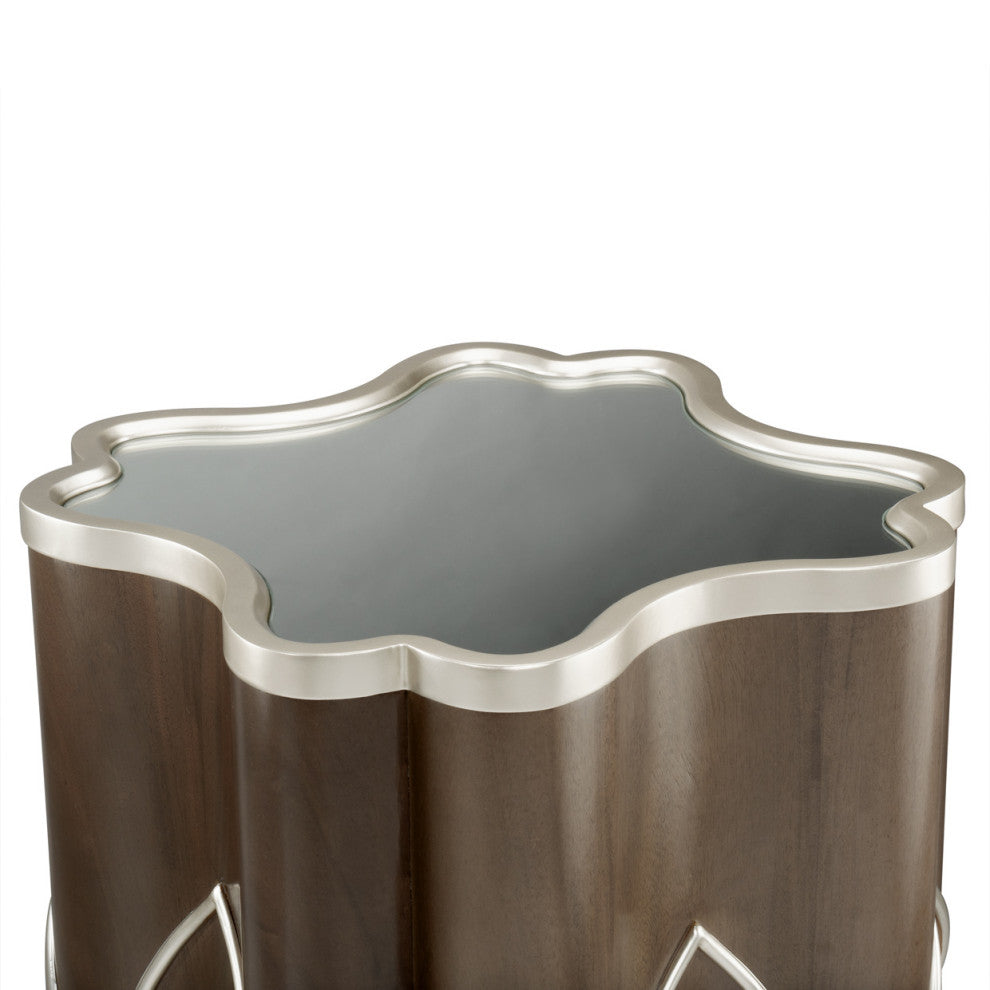 Villa Cherie Chairside Table - Hazelnut