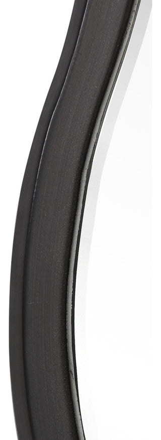 Uttermost Aneta Black Round Mirror