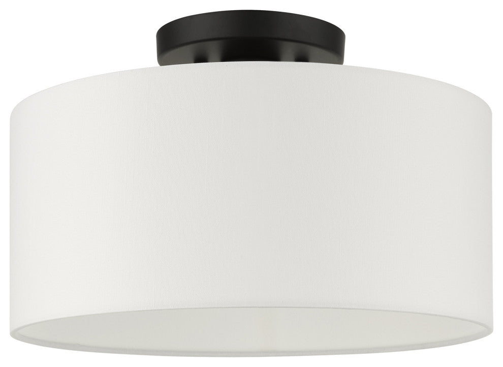 Black Timeless, Transitional, Versatile, Semi Flush