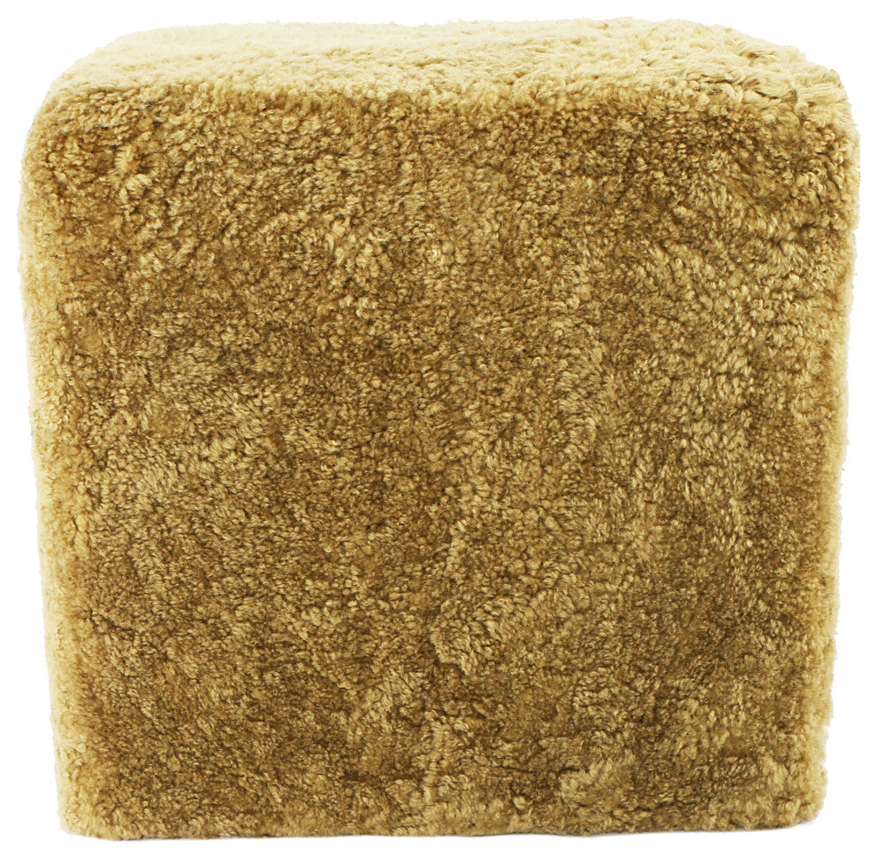 Discontinued Shepherd Wool Stool Chartreuse - Yellow