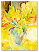 'Vase with Yellow Flowers' Canvas Art by Sheila Golden