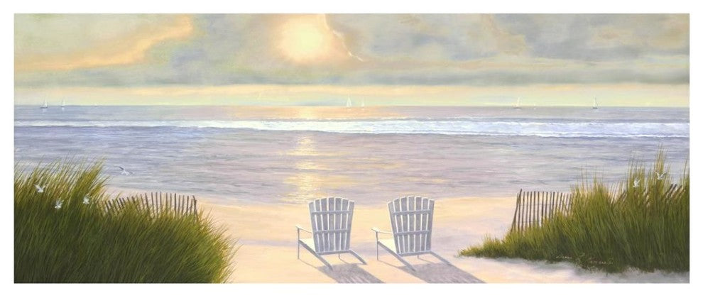 "Two by Two" Digital Paper Print by Diane Romanello, 42"x18"