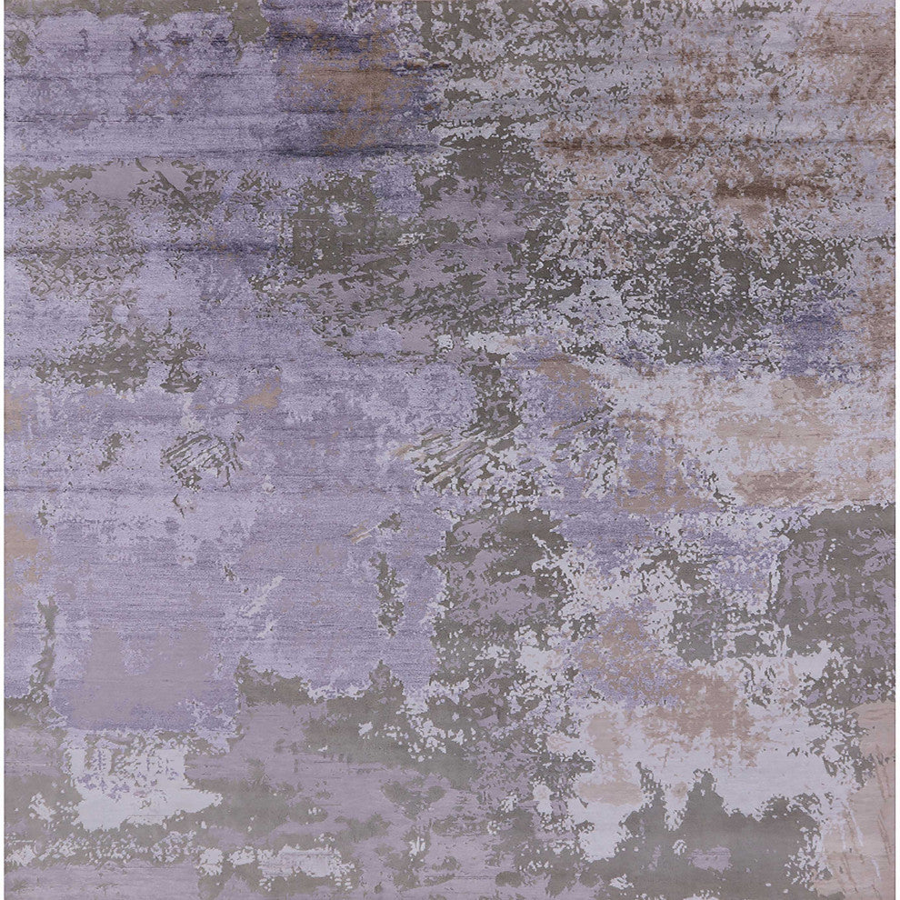 Ahgly Company Indoor Square Mid-Century Modern Area Rugs, 8' Square