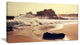 "Java Beach With Foaming Waters" Seashore Canvas Print, 32"x16"