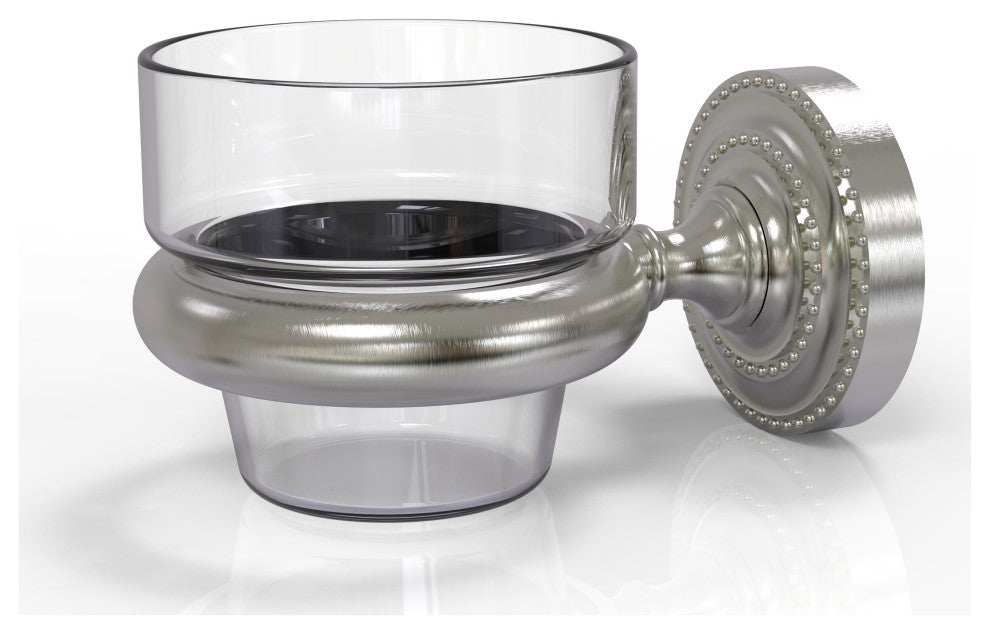 Dottingham Wall Mounted Votive Candle Holder, Satin Nickel