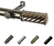 Grip Curtain Rod, Antique Brass, 18-28"