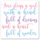 A Girl With A Head Full of Dreams 16x16 Canvas Wall Art