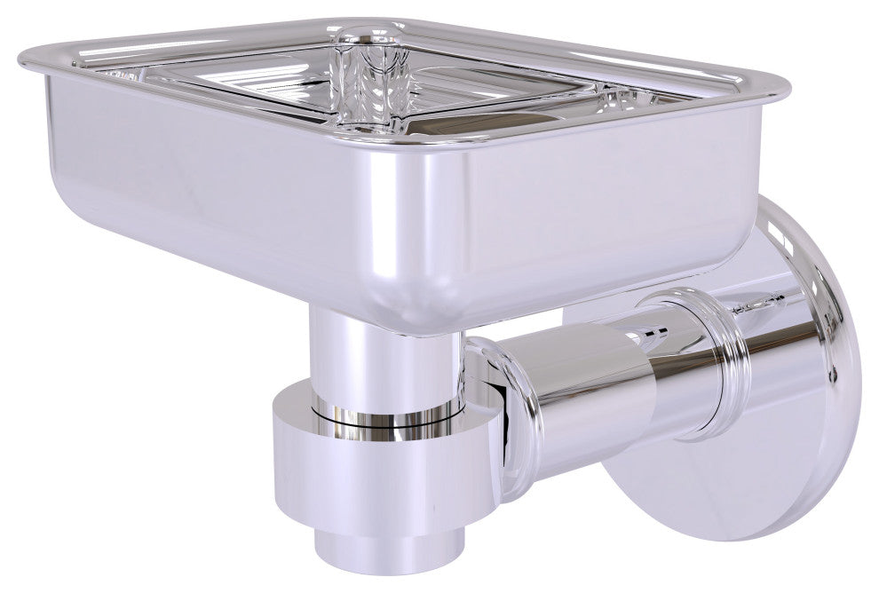 Continental Wall Mount Soap Dish Holder, Polished Chrome