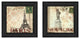 "Post Cards" Collection By Dee Dee Ready To Hang Printed Wall Art, Black Frame