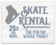 Skate Rental 14x11 Canvas Wall Art