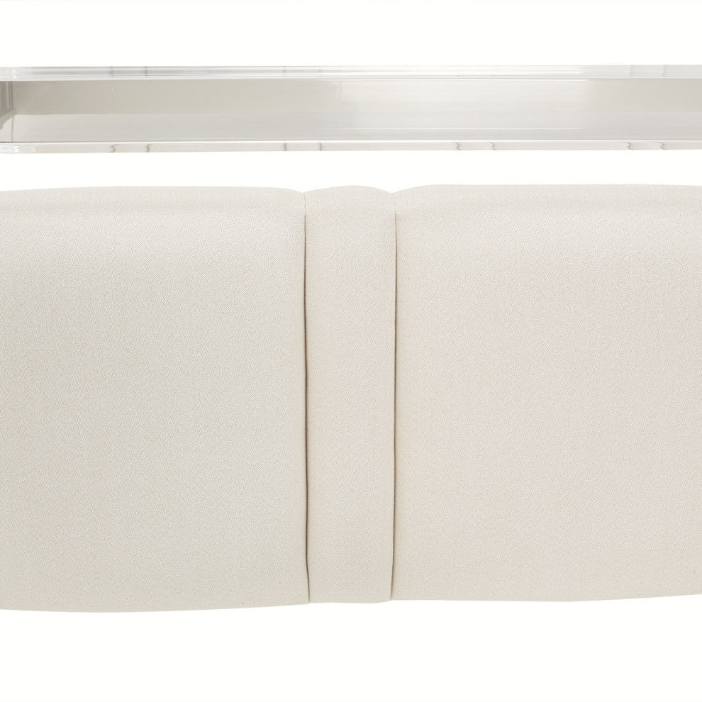Penthouse Queen Short Panel Bed, Ash Gray