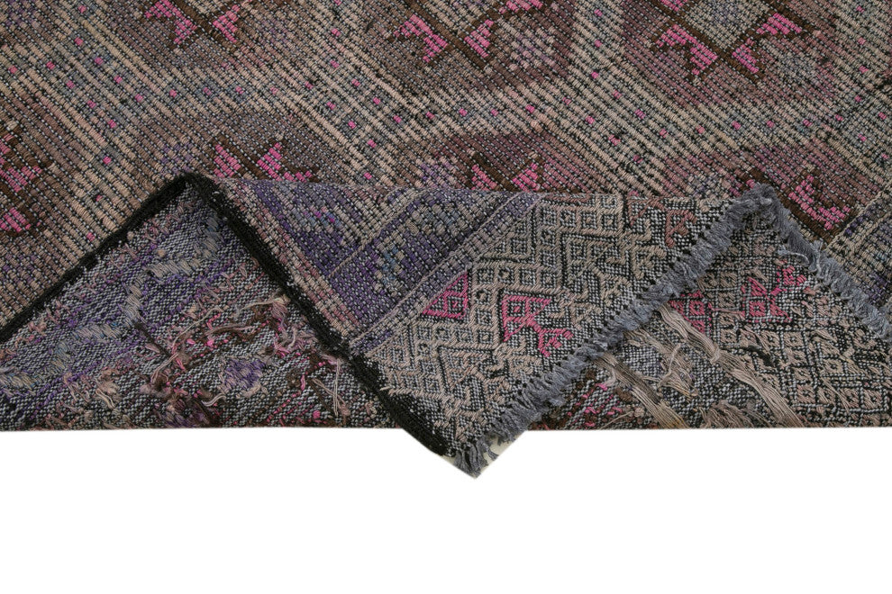 Rug N Carpet - Handmade Oriental 6' 3'' x 10' 1'' Tribal Wool Kilim Rug