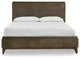 Modus Broderick 4pc Full Panel Bedroom Set in Wild Oats