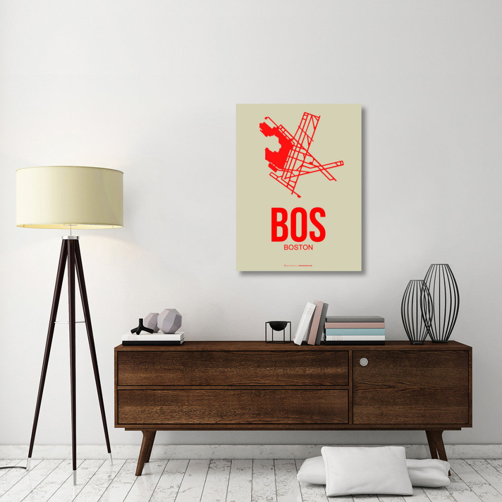 "BOS Boston Poster 1" Fine Art Print