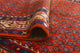 Fine Vintage Distressed Sidney Red/Beige Runner, 3'6x10'4