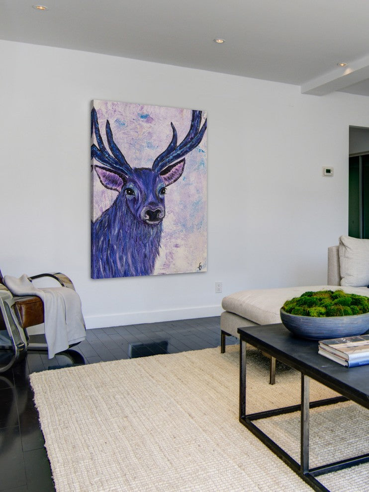 "Alf" Painting Print on Wrapped Canvas, 40"x60"