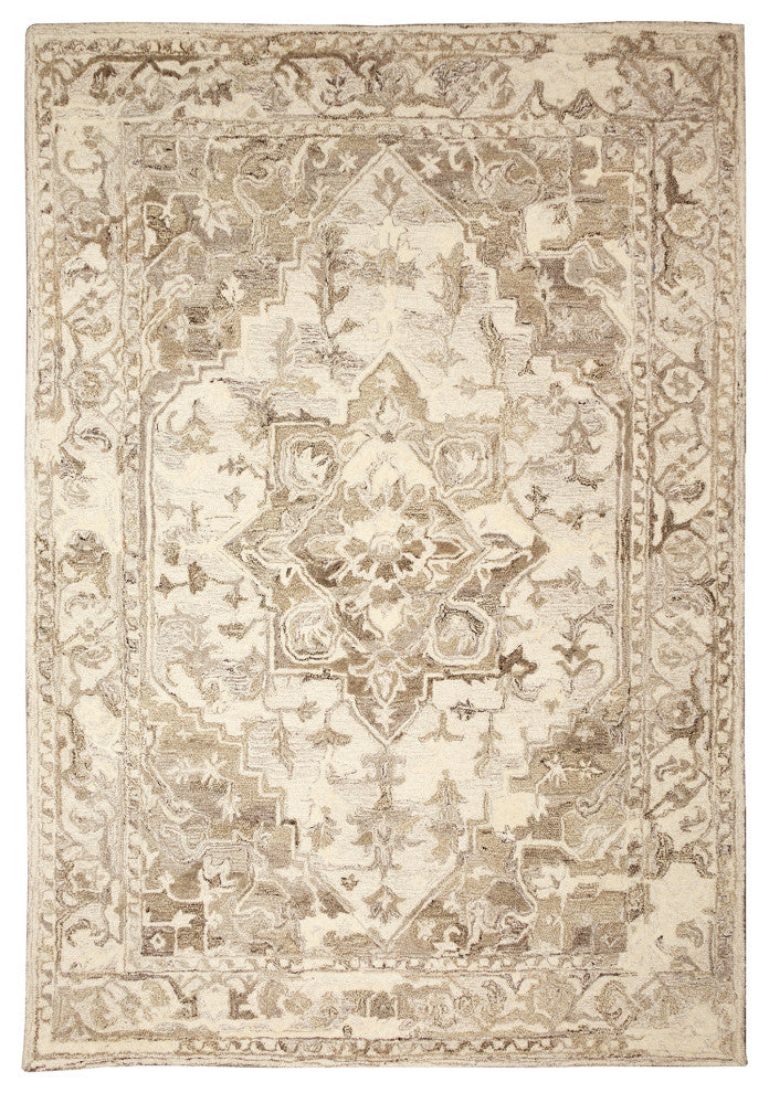 Hana Heriz Indoor Rug Natural 8'3"x11'6"