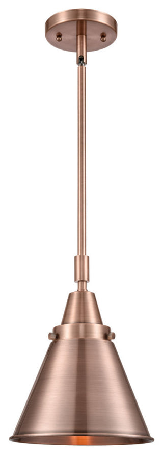 Innovations 447-1S-AC-M13-AC 1 Light Mini Pendant, Antique Copper