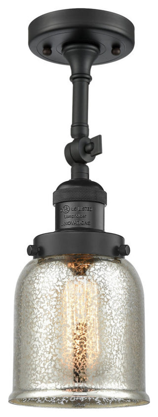 Innovations Lighting 201F-Bk-G58 1 Light 5 Inch Semi-Flush Mount