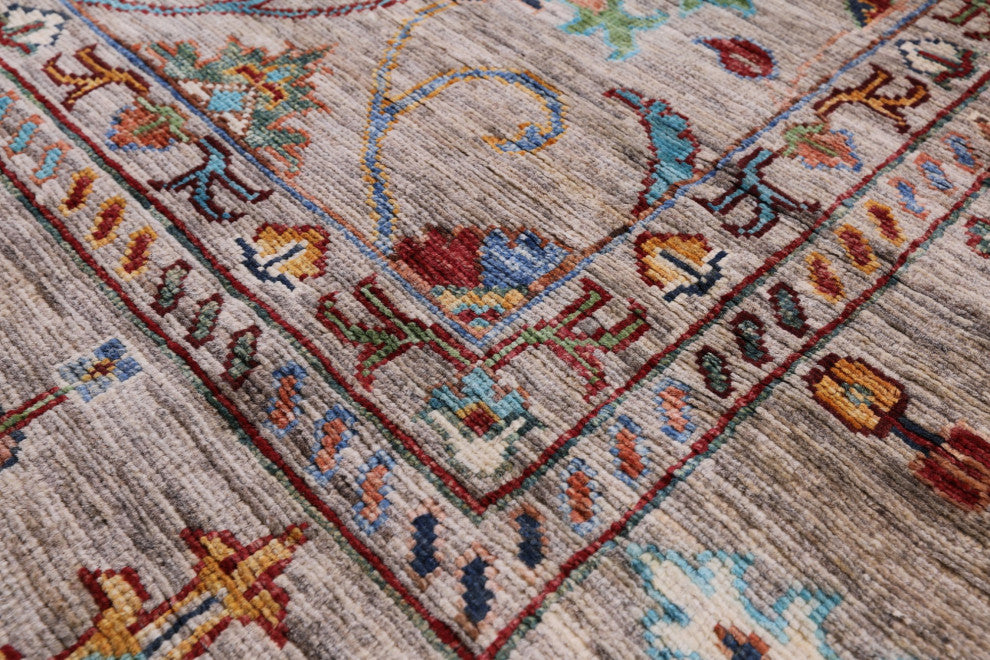 Persian Tabriz Handmade Wool Rug 5' 9" X 8' 0" Q11269
