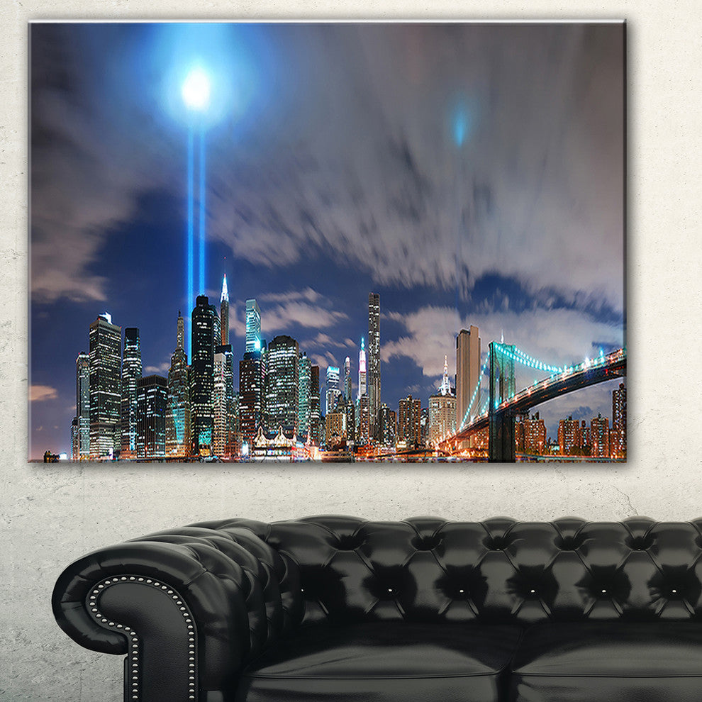 "Manhattan Panorama" Canvas Print