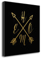 "Home Arrows" By Tara Moss, Giclee Print on Gallery Wrap Canvas, Ready to Hang