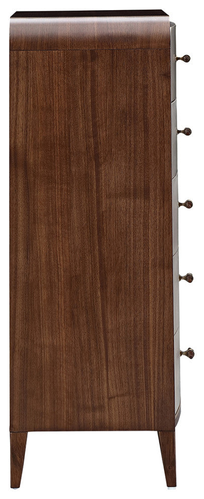 Houston 5-Drawer Chest, Walnut