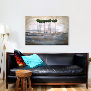 "And Here We Are" by Heather Offord, 26"x40"