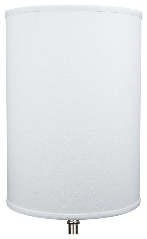 Fenchel Shades, 12"x12"x17" Spider Attachment Drum Lamp Shade, Linen