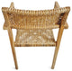Outdoor Faux Rattan Teak Chair