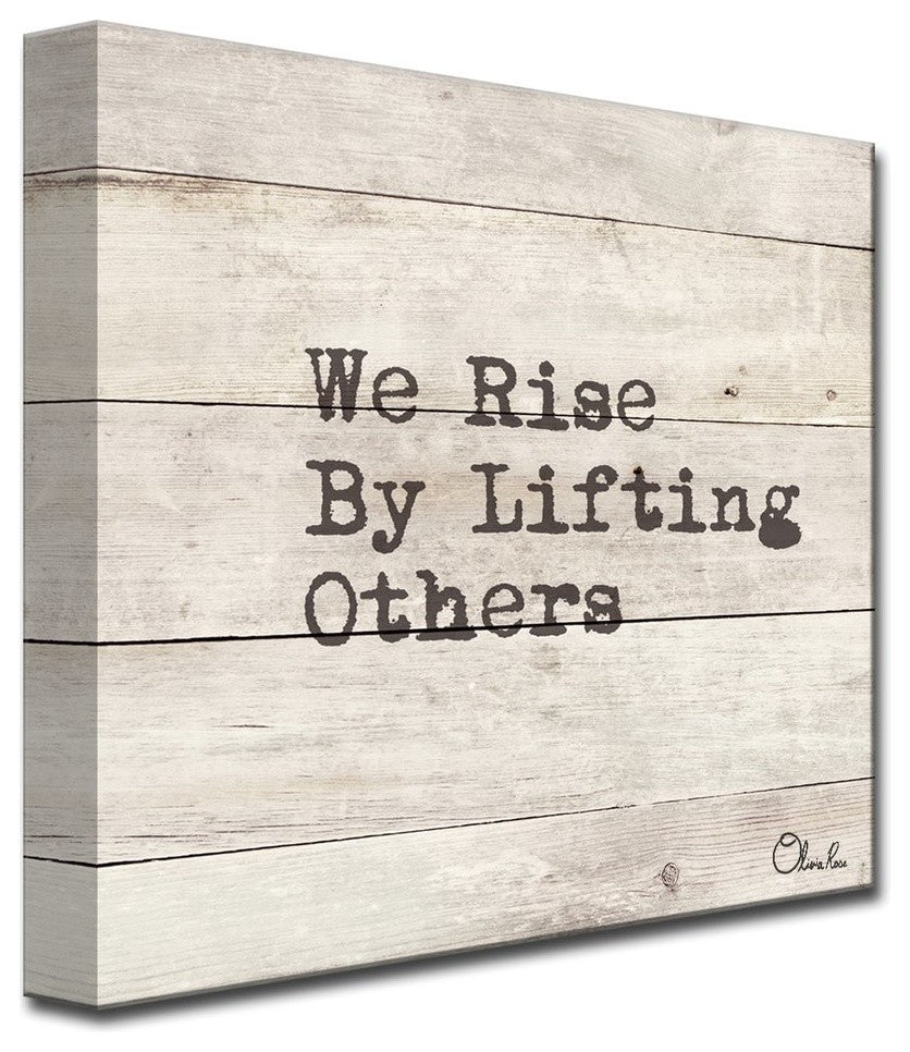 Rise' Inspirational Canvas Art by Olivia Rose