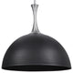 Uttermost Raynott Black 1 Light Dome Pendant