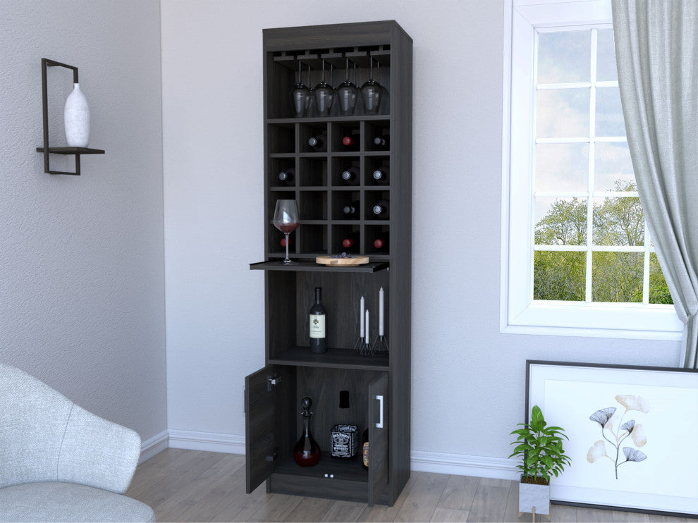 Bar Cabinet Modoc, Living Room, Espresso