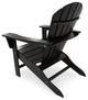 Polywood South Beach Adirondack, Black