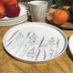 6 Piece Meadow Flower Plate Set