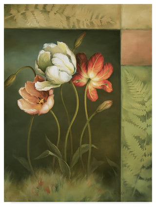 "Contemporary Tulips" by Lisa Audit, Canvas Art