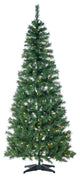 6' High Pop Up Pre-Lit Green PVC Fir Tree With Warm White Lights