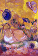 Odilon Redon Bazon the Artist's Cat, 18"x27" Wall Decal