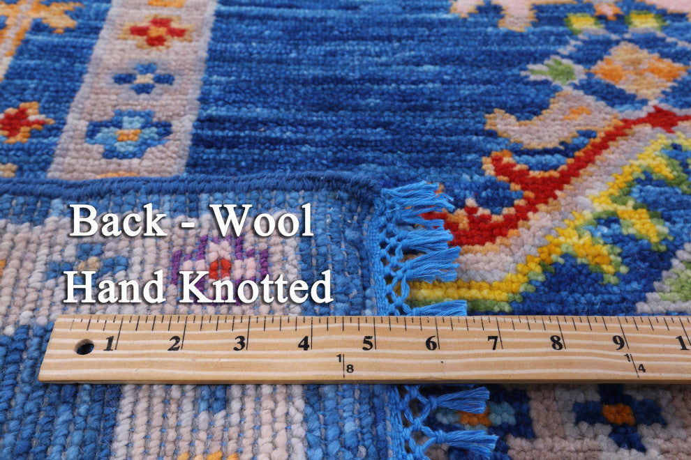 Turkish Oushak Handmade Wool Rug 9' 4" X 12' 2" - Q14940