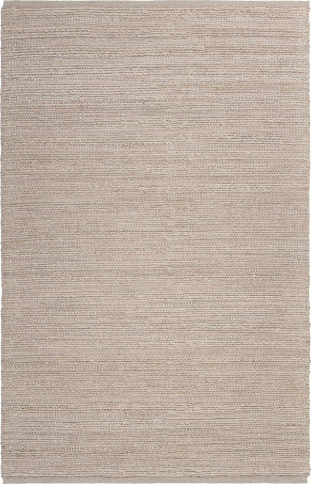 8" x 10" Blush Pink Textured Jute Area Rug