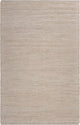 8" x 10" Blush Pink Textured Jute Area Rug