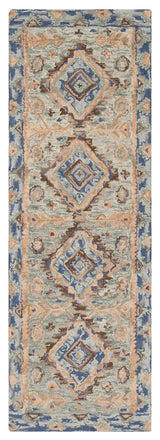 Safavieh Aspen Apn504A Rug, Blue/Beige, 2'3"x9'0" Runner