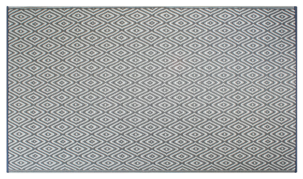 DII Gray Diamond Outdoor Rug