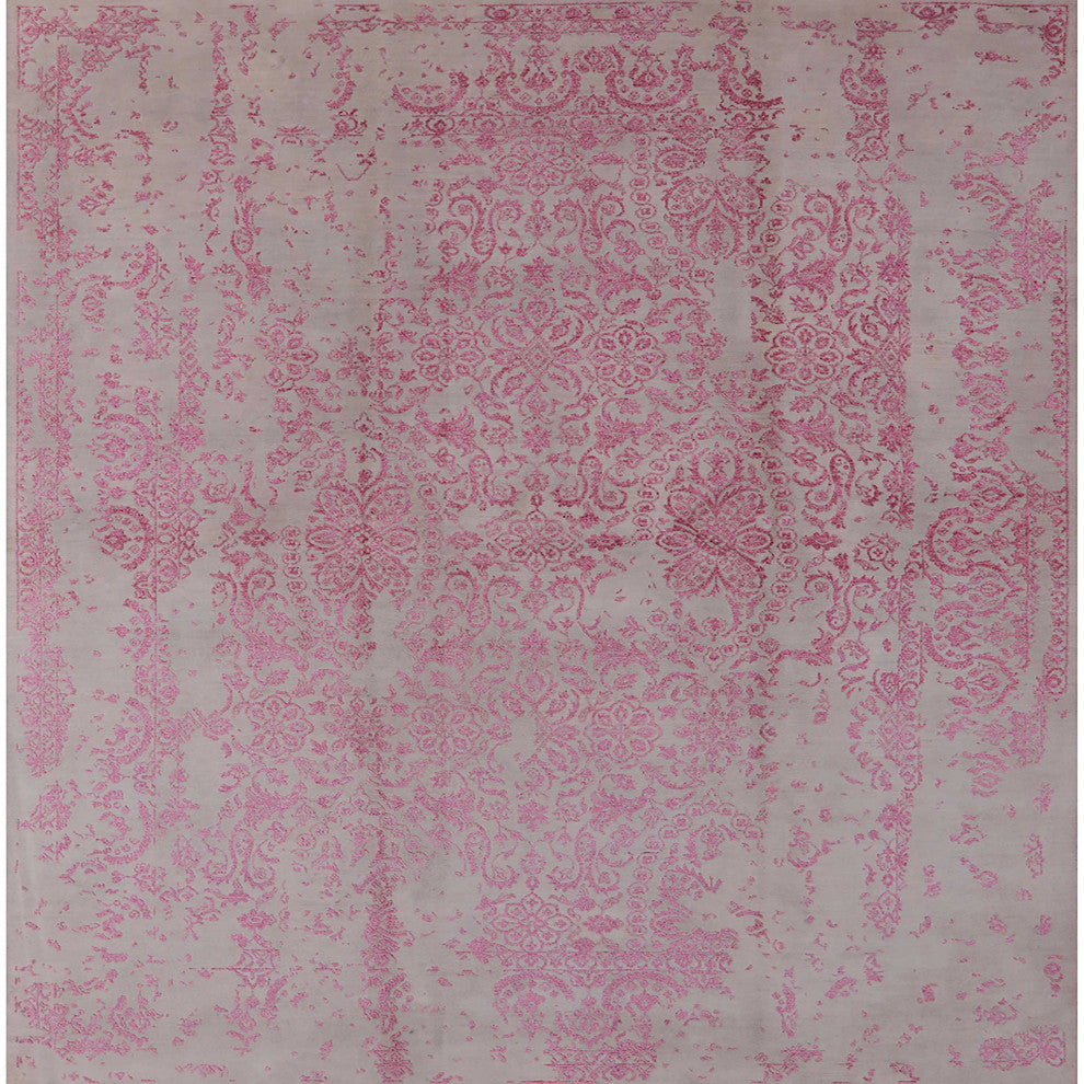 Ahgly Company Indoor Square Mid-Century Modern Area Rugs, 6' Square