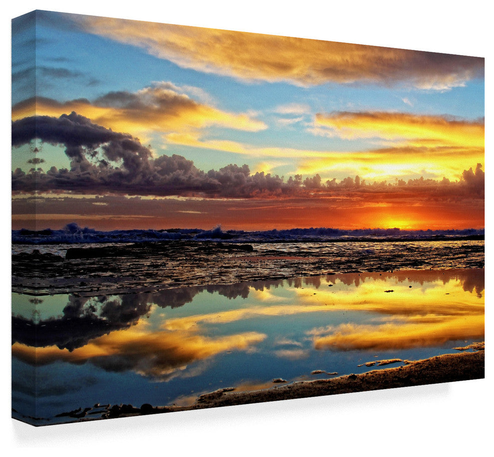 Incredi ''Sunday Sunset'' Canvas Art, 47"x30"