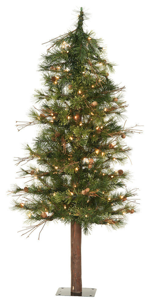 Vickerman Mixed Country Alpine Tree, 5', Clear Lights
