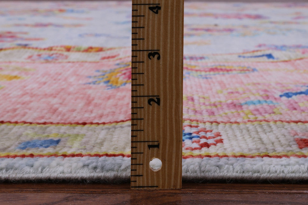 Turkish Oushak Hand-Knotted Wool Rug 8' 3" X 9' 11" - Q13544