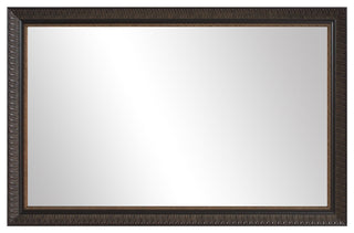 Napa Bronze Framed Wall Mirror, 36"x24"
